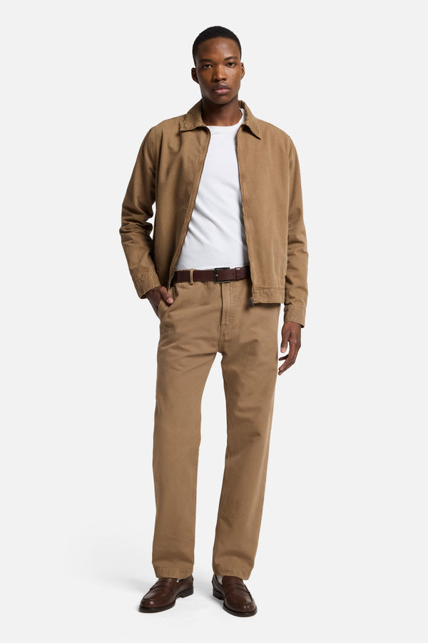 Utility Canvas Straight Chino in Khaki
