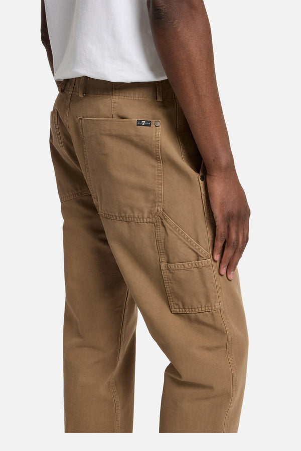 Utility Canvas Straight Chino in Khaki