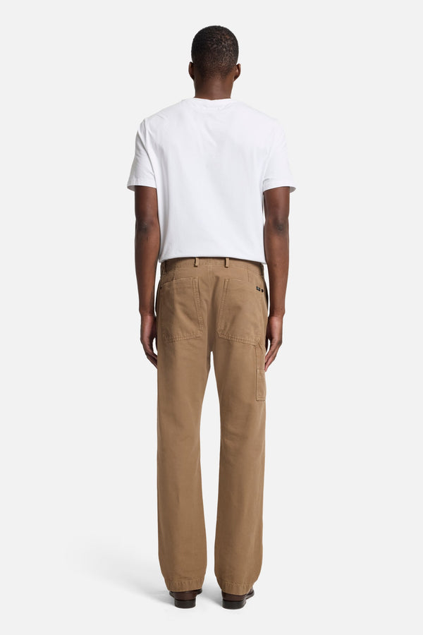 Utility Canvas Straight Chino in Khaki