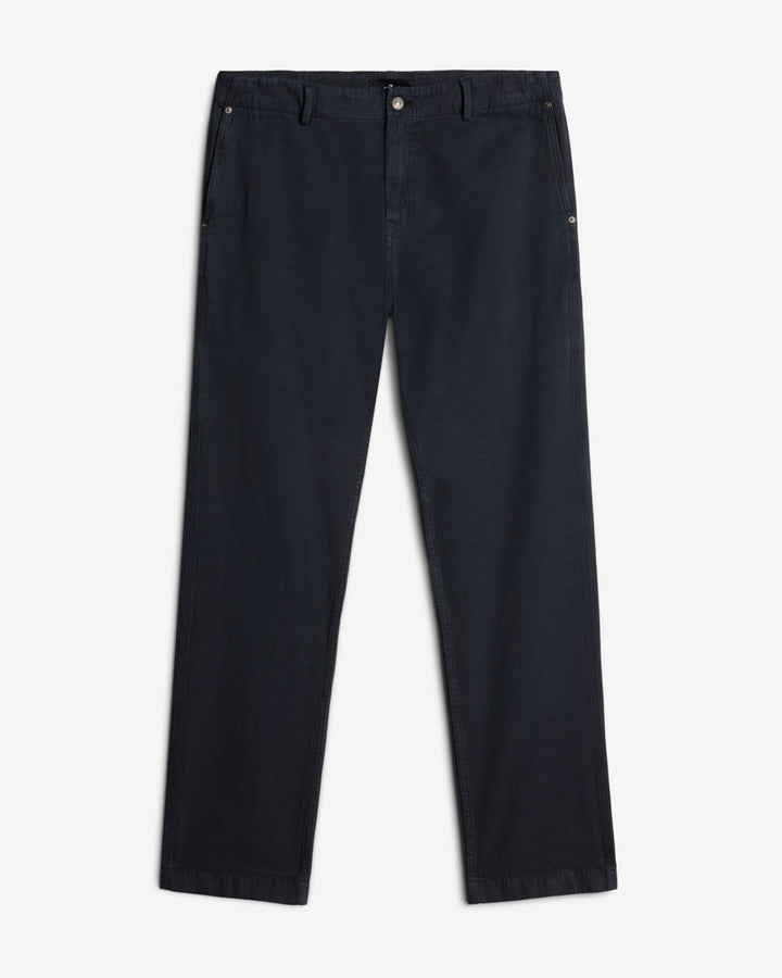 Linen Blend Carpenter Chino in Dark Navy | 7 For All Mankind