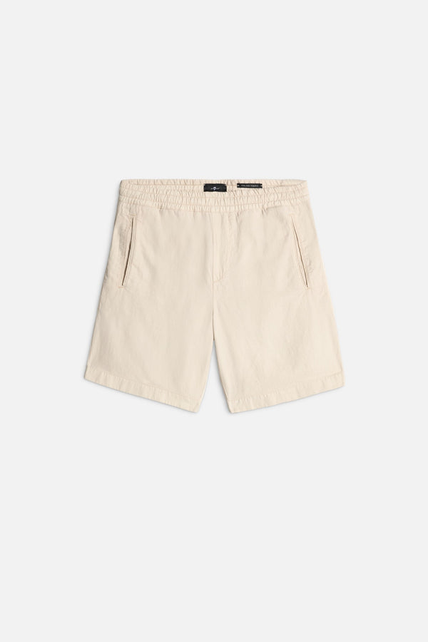 JOGGER SHORT in Linen Blend