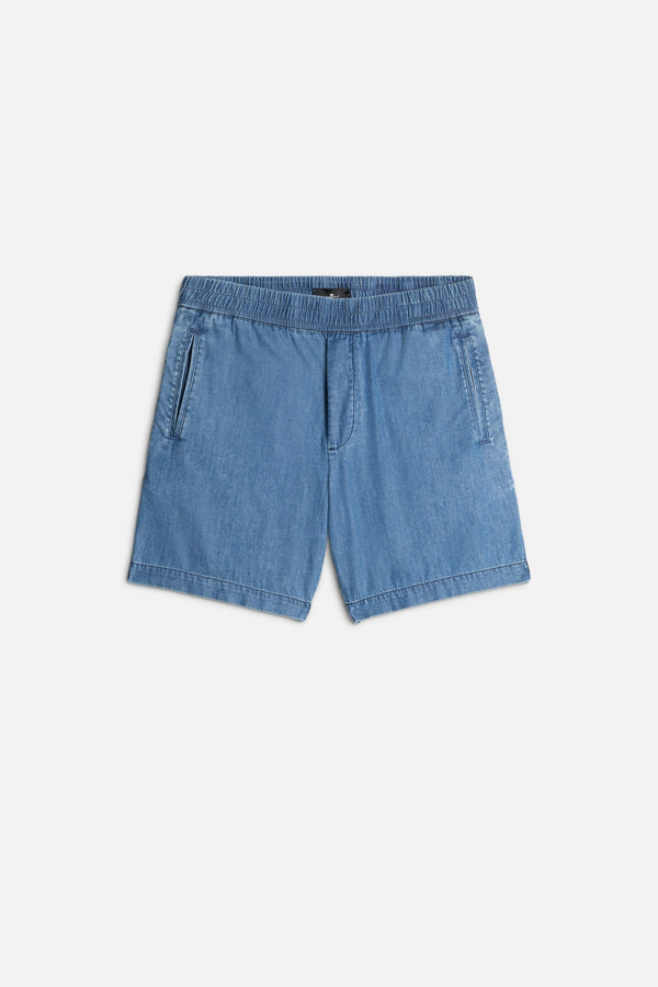 JOGGER SHORT in Leisure Denim