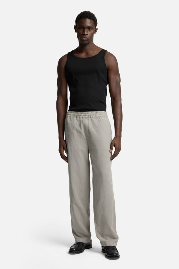 Linen Blend Jogger Pant in Sage