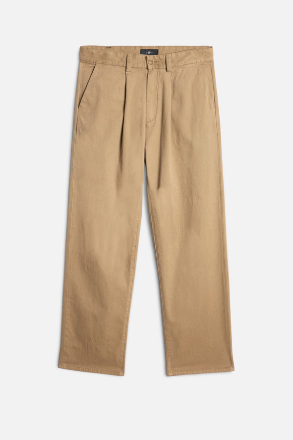 PLEATED TROUSER in Comfort Twill