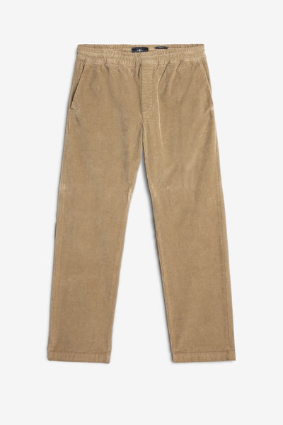 STRAIGHT JOGGER in Corduroy Silver Mink