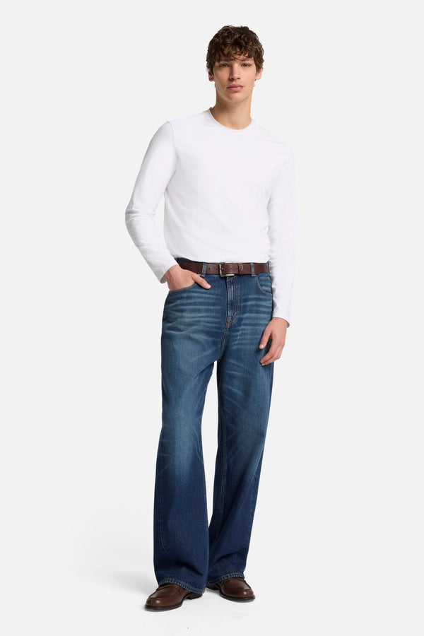 MANKIND Twisted Wide Leg Jean In Enduring