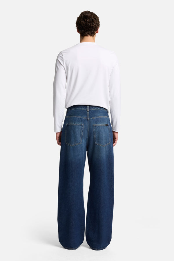 MANKIND Twisted Wide Leg Jean In Enduring