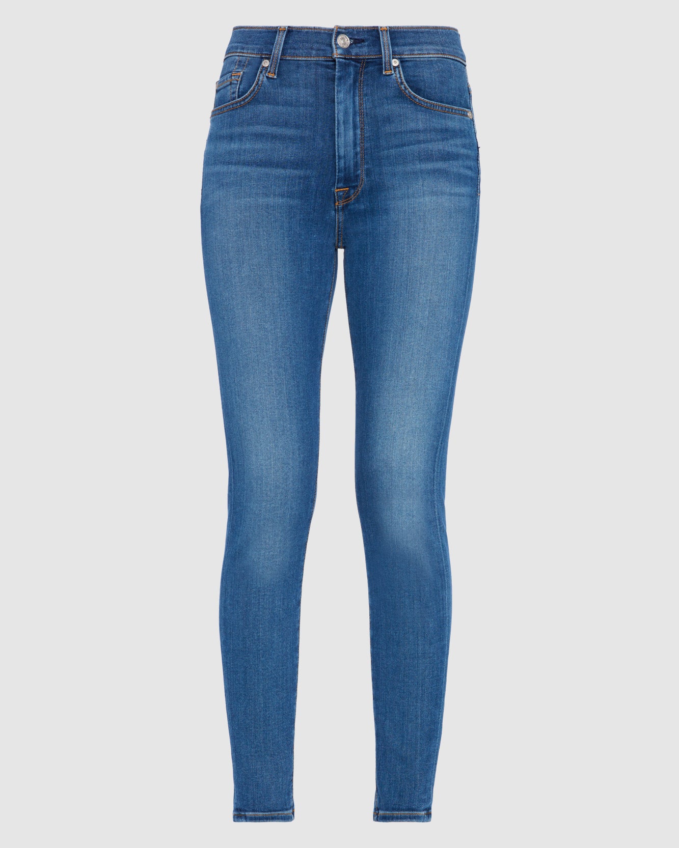 for all mankind Slim Illusion High Waist Ankle Skinny Jeans