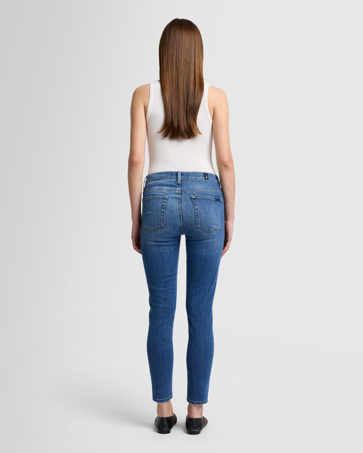 High Waist Ankle Skinny in Marsh