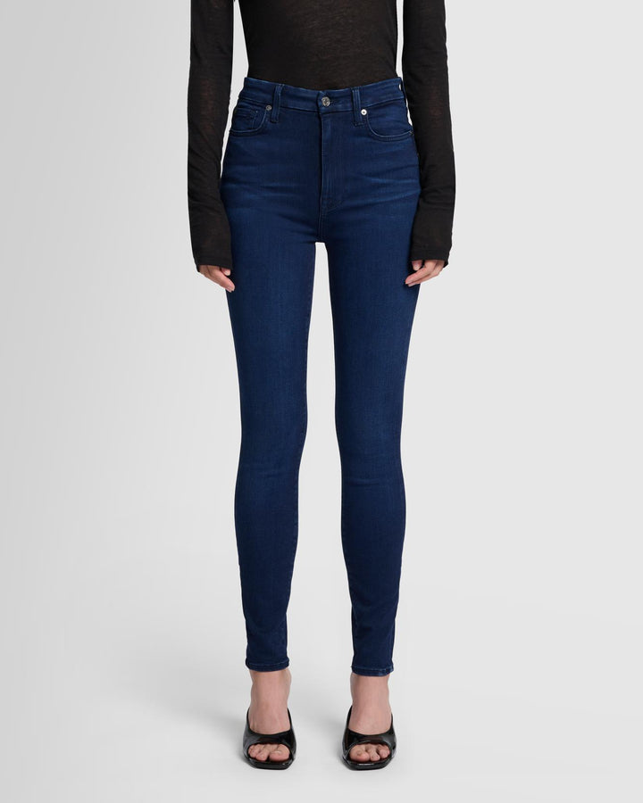Slim Illusion High Waist Skinny in Twilight Blue