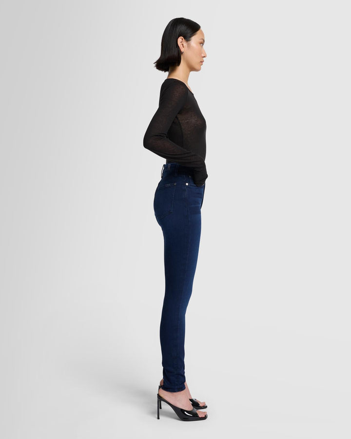 Slim Illusion High Waist Skinny in Twilight Blue