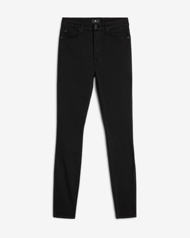 Slim Illusion Luxe High Waist Skinny in Black - 7FORALLMANKIND
