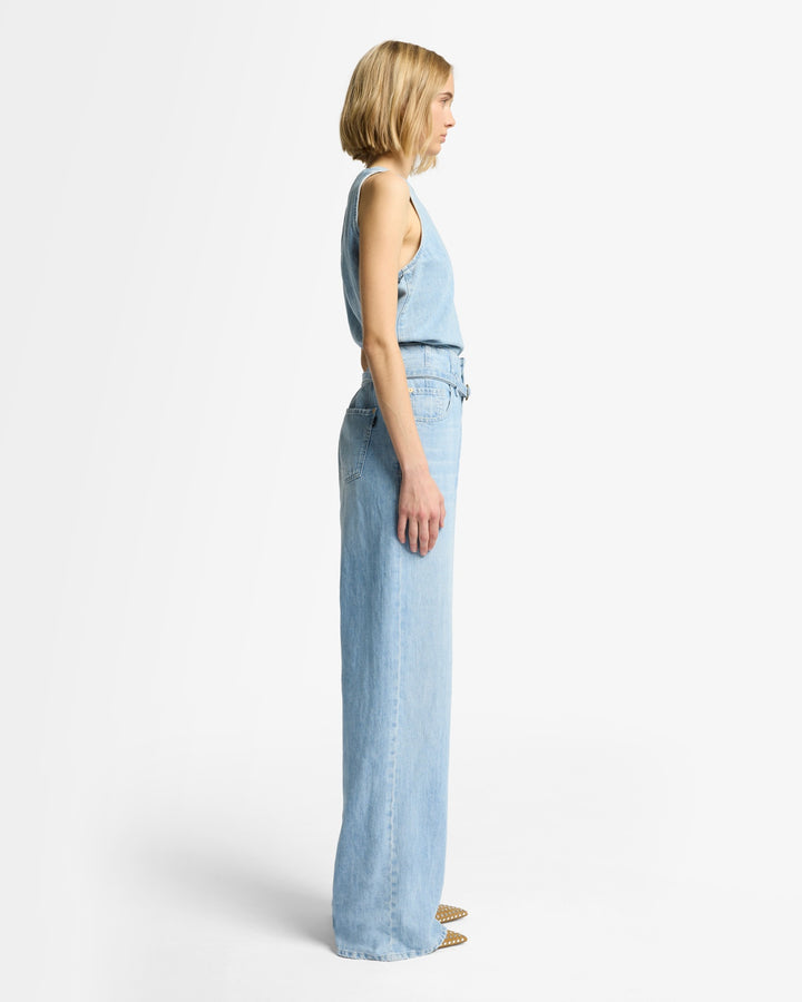 【YOURNUS】Indiana Key Ring Wide Denim MY OWN THING STUDDED DENIM – AKIRA