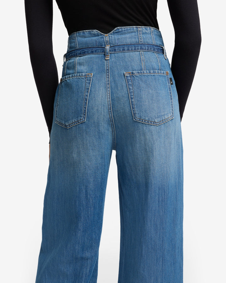 パンツ OAF / FOLD WAIST DENIM Fa Oversized Denim Pants