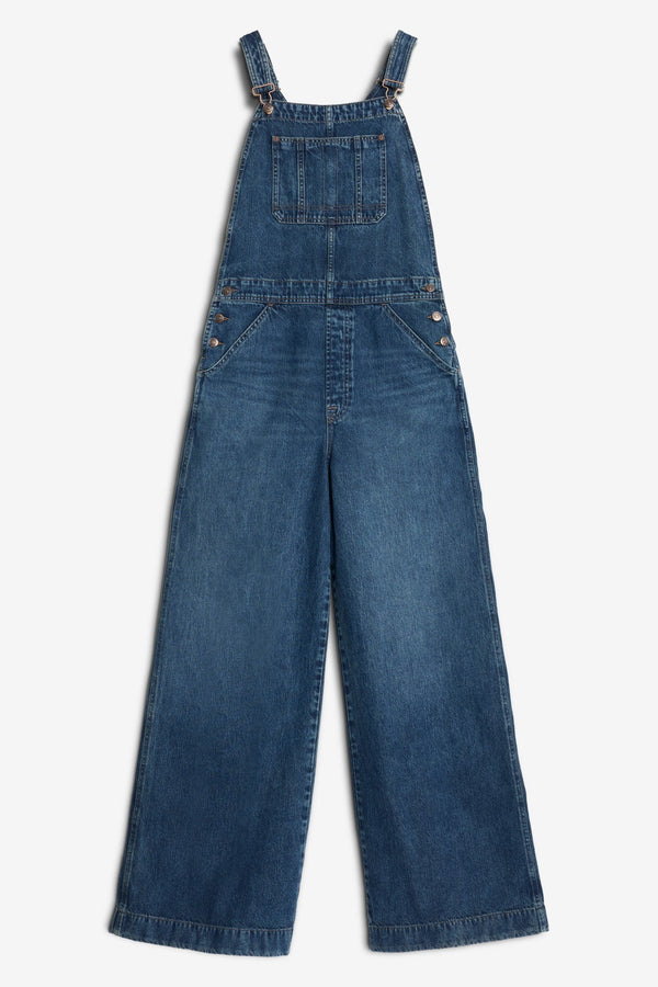 WIDE LEG DUNGAREES in MANKIND
