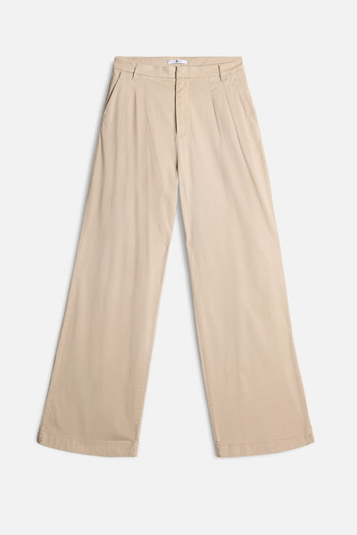 Pleated Chino in Cold Brew