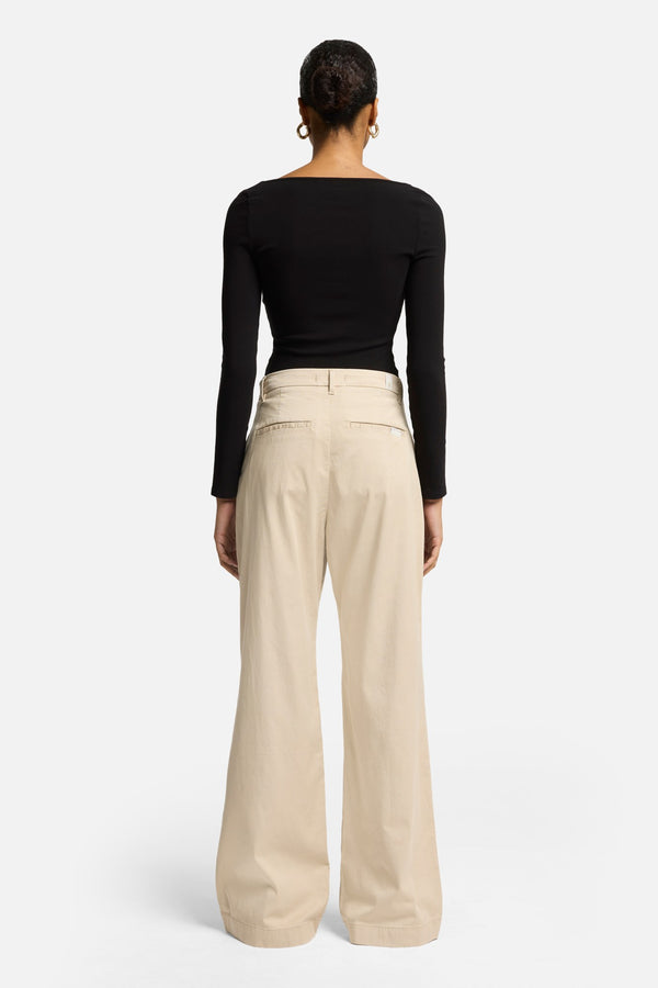 Pleated Chino in Cold Brew