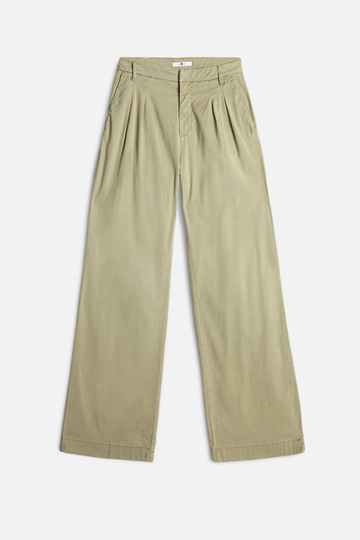 Pleated Chino in Palm