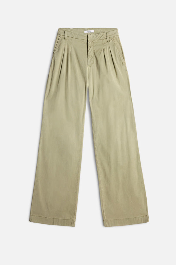 PLEATED CHINO