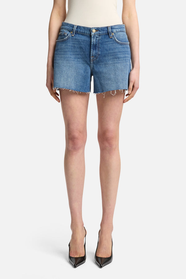 MANKIND Cutoff Denim Short in Explorer