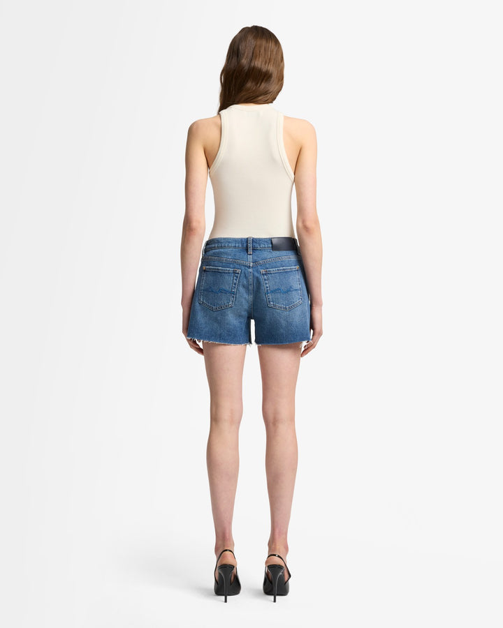 MANKIND Cutoff Denim Short in Explorer