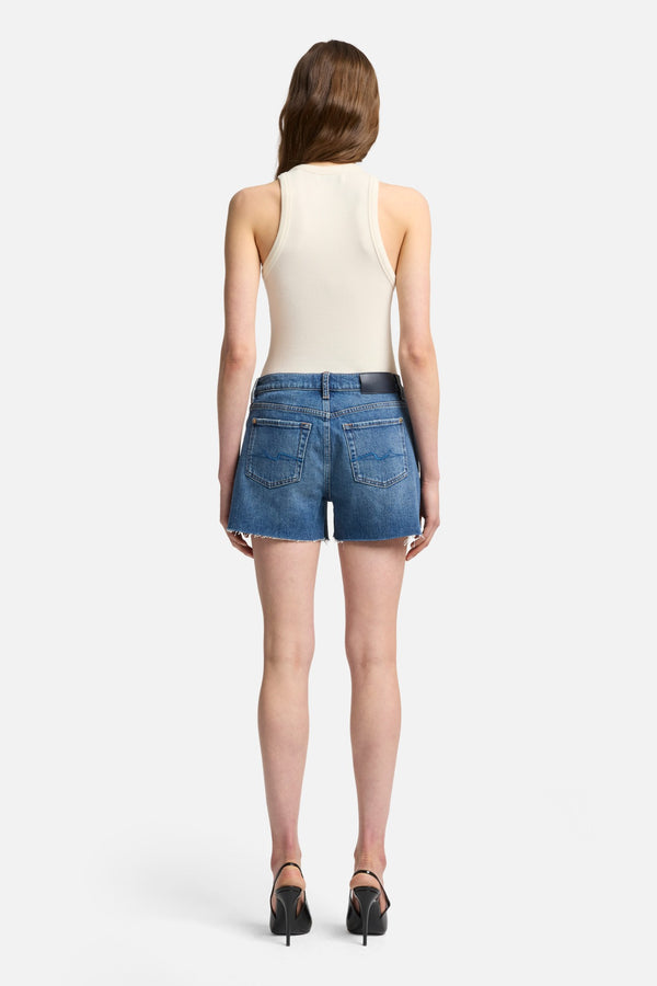 MANKIND Cutoff Denim Short in Explorer