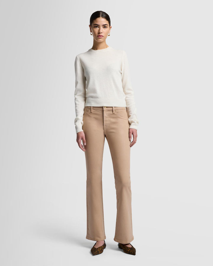 Tailorless Coated Bootcut in Cafe Crema