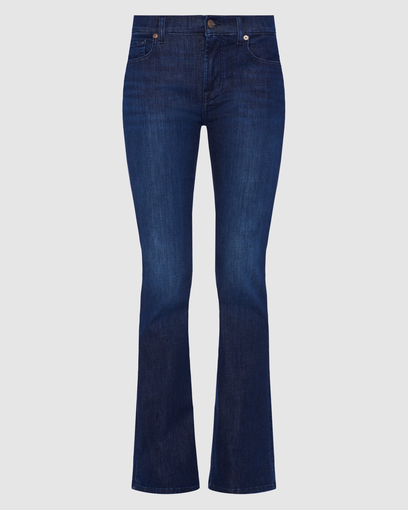 ◆UNKNOWN PLANET◆ Slim fit bootcut denim pants blue Original Bootcut in Summer Fig | 7 For All Mankind