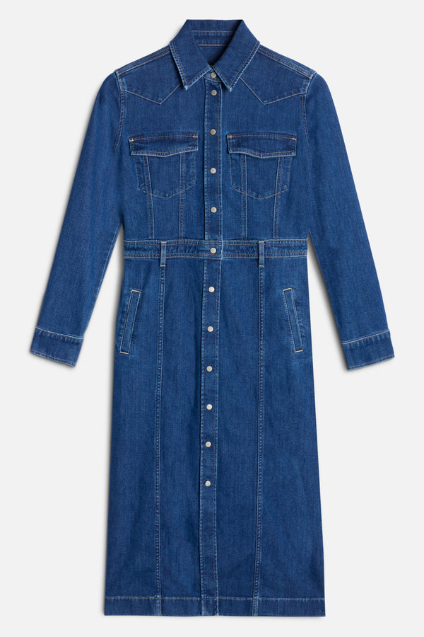 LUXE DRESS in The Softest Denim You Ever Had