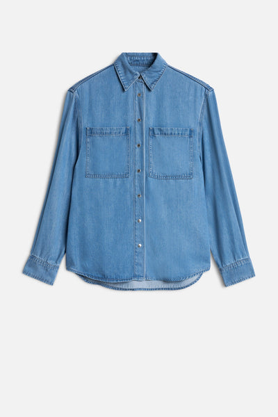 MILITARY SHIRT in Denim Celestial