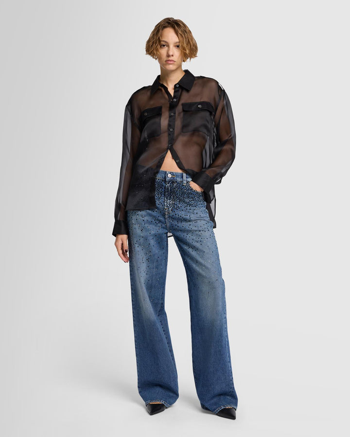Scout Embellished Oversized Straight in Candy