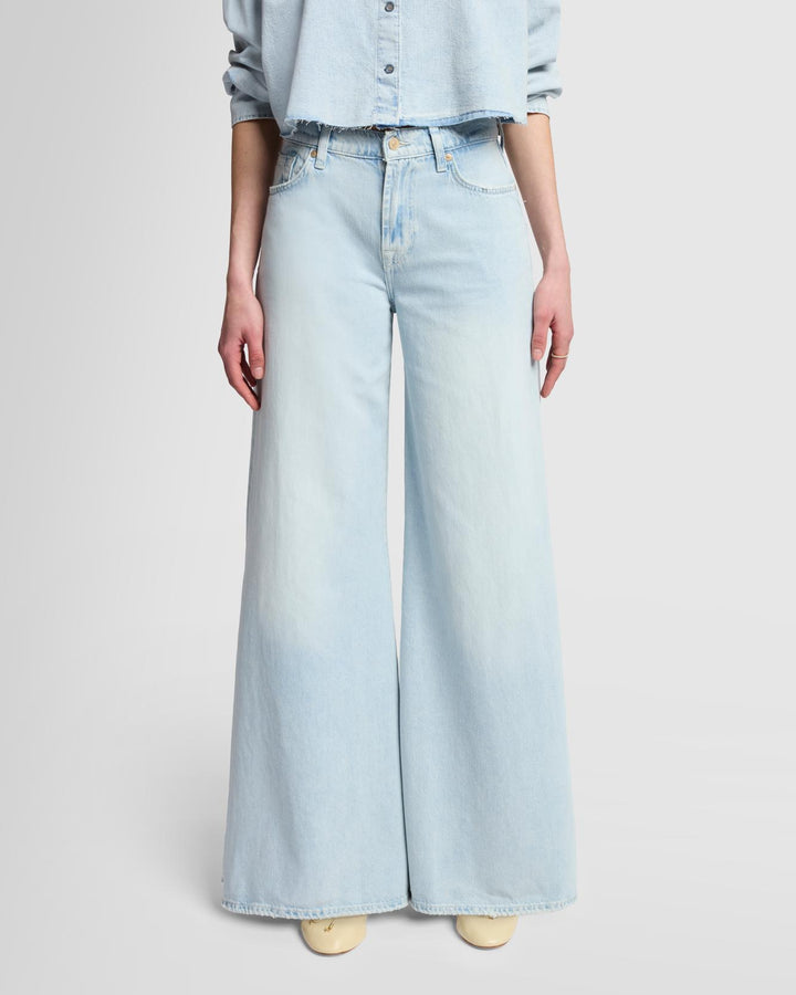 Willow Palazzo Wide Leg in Clean Slate