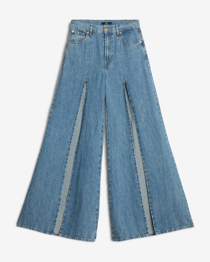 Indigo Linen Willow Palazzo Wide Leg in Arizona | 7 For All