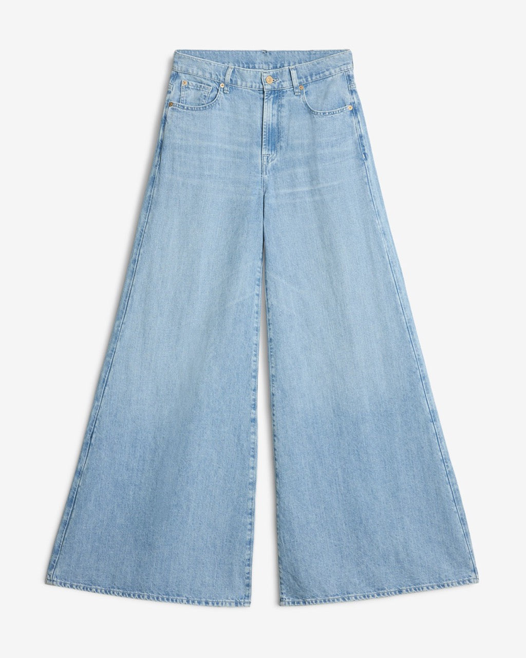Indigo Linen Willow Palazzo Wide Leg in Kansas | 7 For All Indigo Linen Willow Palazzo Wide Leg in Kansas | 7 For All