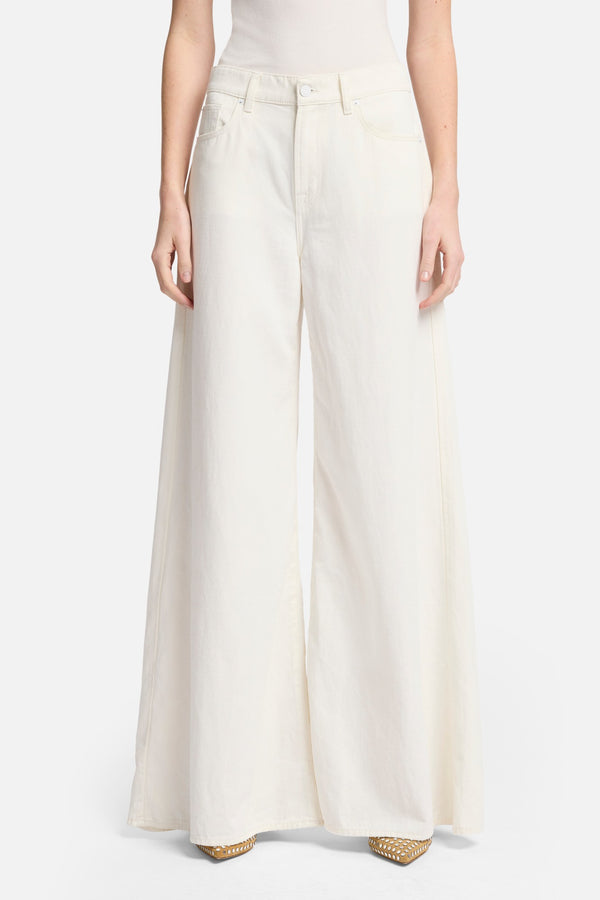 Linen Blend Willow Palazzo Wide in Ostuni