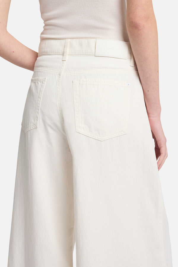 Linen Blend Willow Palazzo Wide in Ostuni