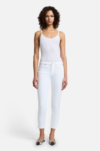 Broken Twill Josefina in White