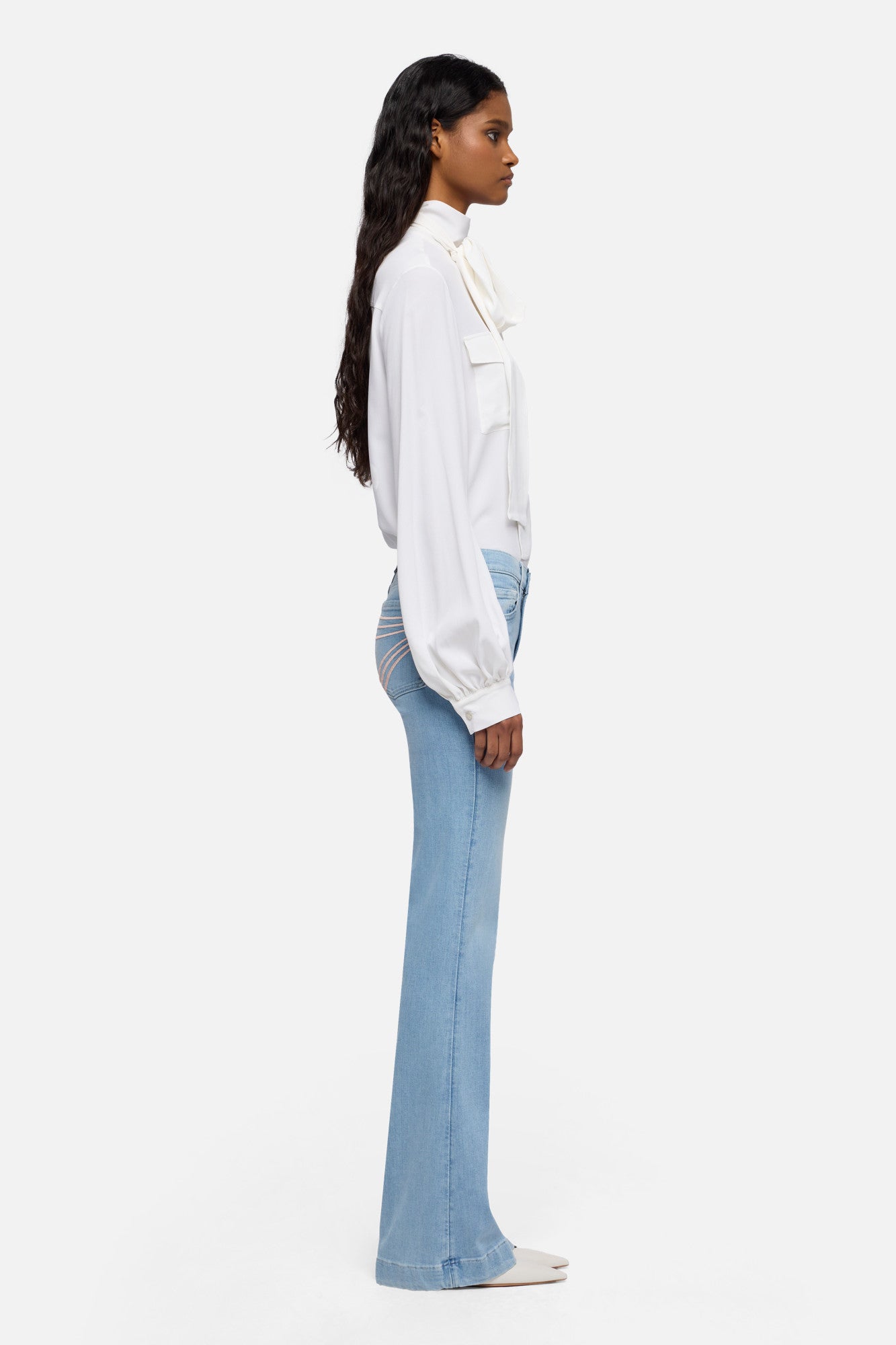 DOJO in Slim Illusion Indigo Bloom | 7 For All Mankind