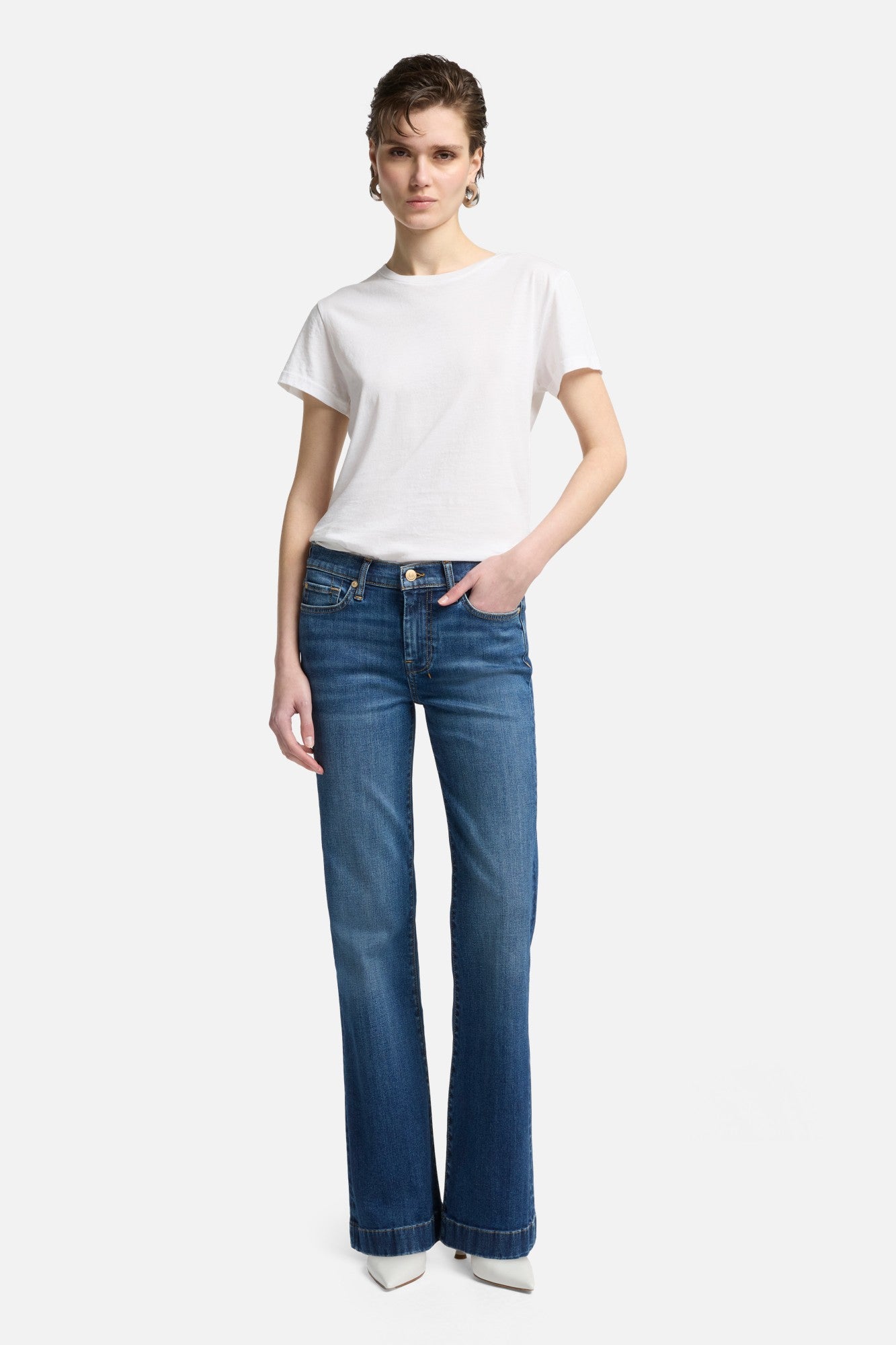 Slim Illusion Tailorless Dojo in Royalty | 7 For All Mankind