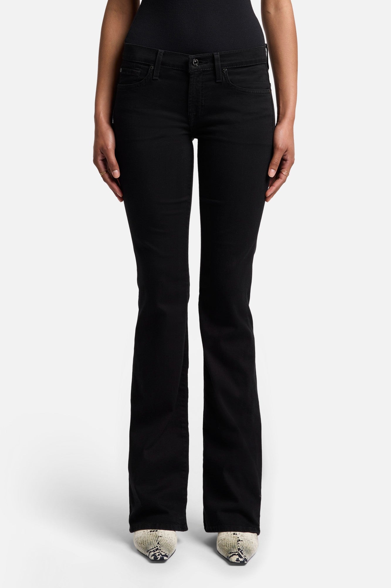 B(air) Original Bootcut in Rinsed Black | 7 For All Mankind