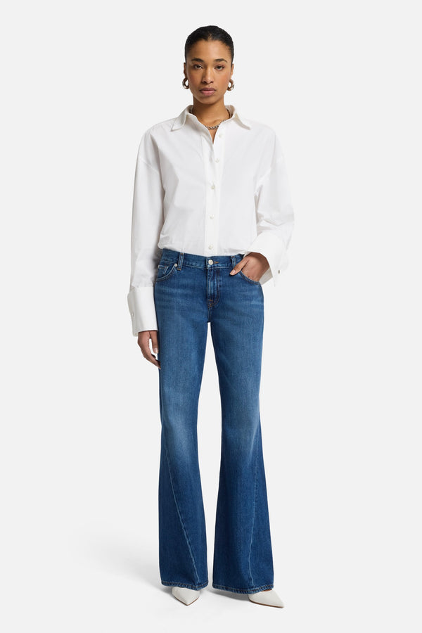 Slim Illusion Twisted Seam Spencer Flare in Mesa