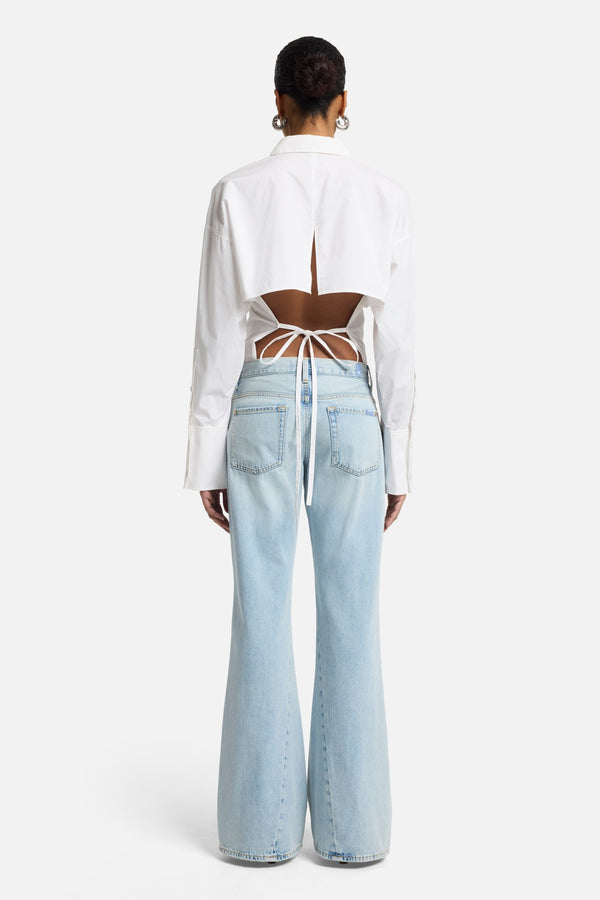 Slim Illusion Twisted Seam Spencer Flare in Tempe