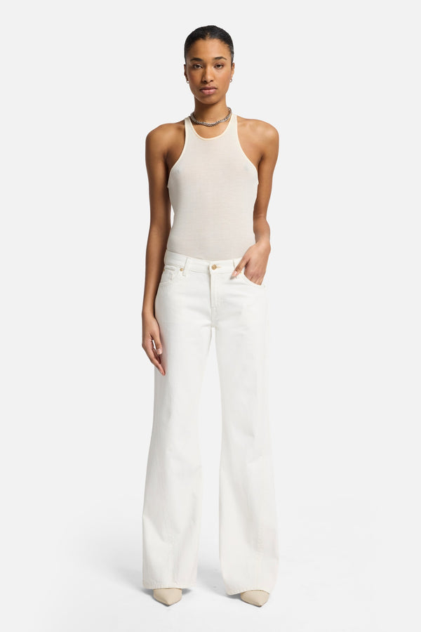 Slim Illusion Twisted Seam Spencer Flare in Milky Way