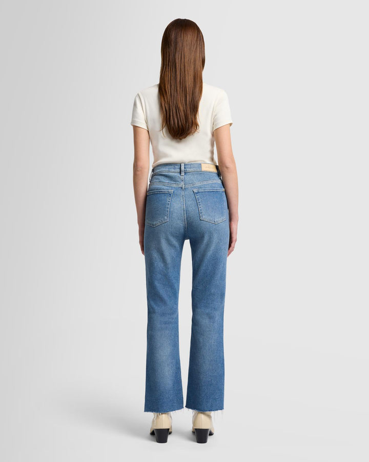 Luxe Vintage High Waist Slim Kick in Be My Baby | 7 For All