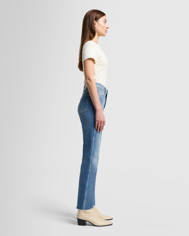 Luxe Vintage High Waist Slim Kick in Be My Baby | 7 For All