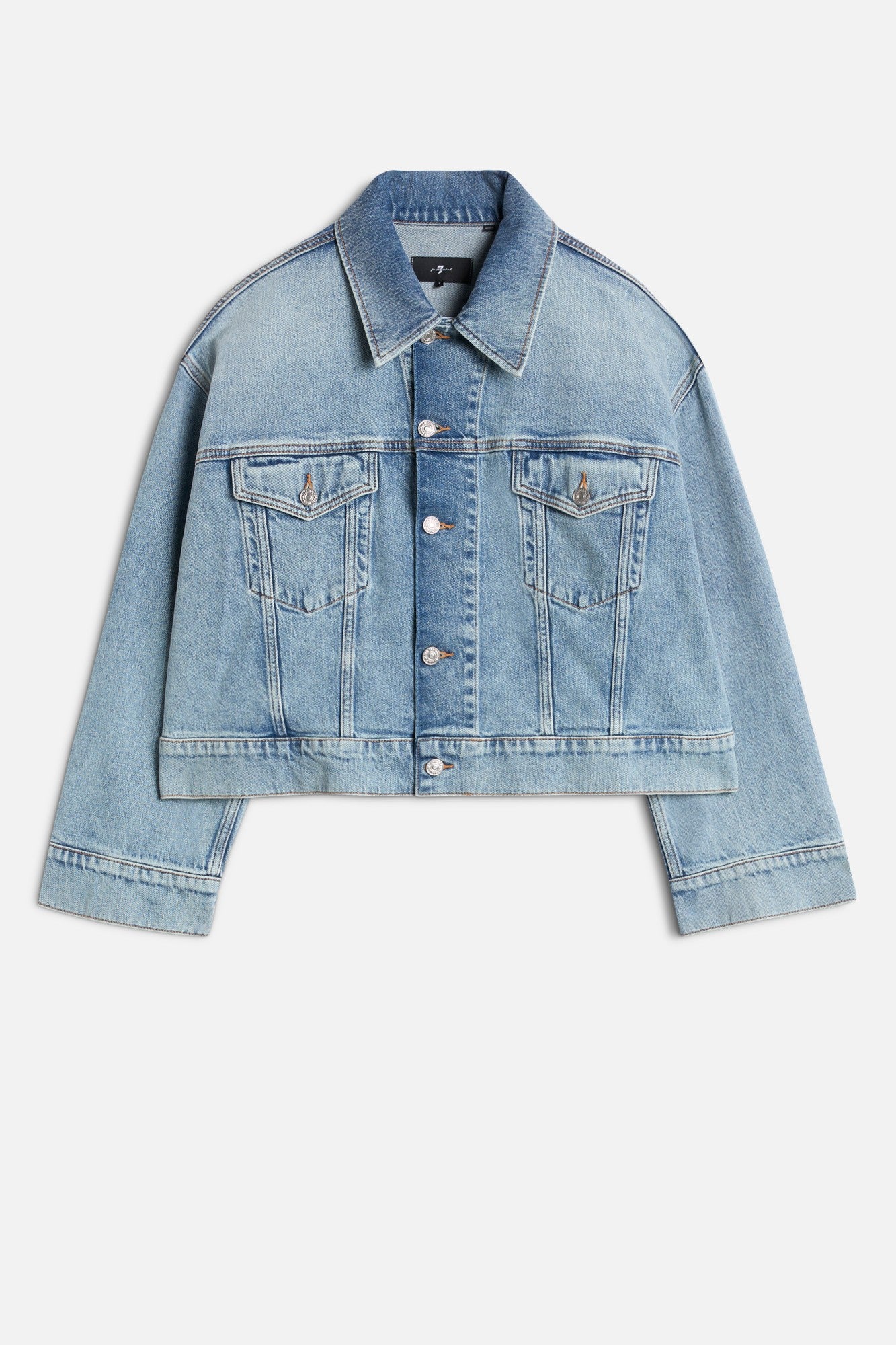 MANKIND Oli Cropped Trucker Jacket in Ode To | 7 For All Mankind