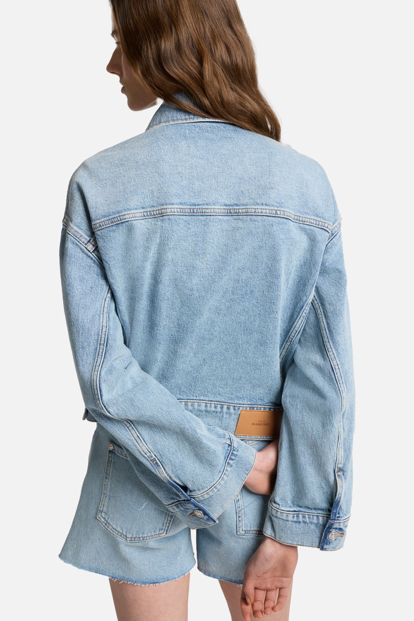 Kaori出品 未使用タグ付き OHGA オーガ DENIM JACKET MANKIND Oli Cropped Trucker Jacket in Ode To | 7 For All Mankind