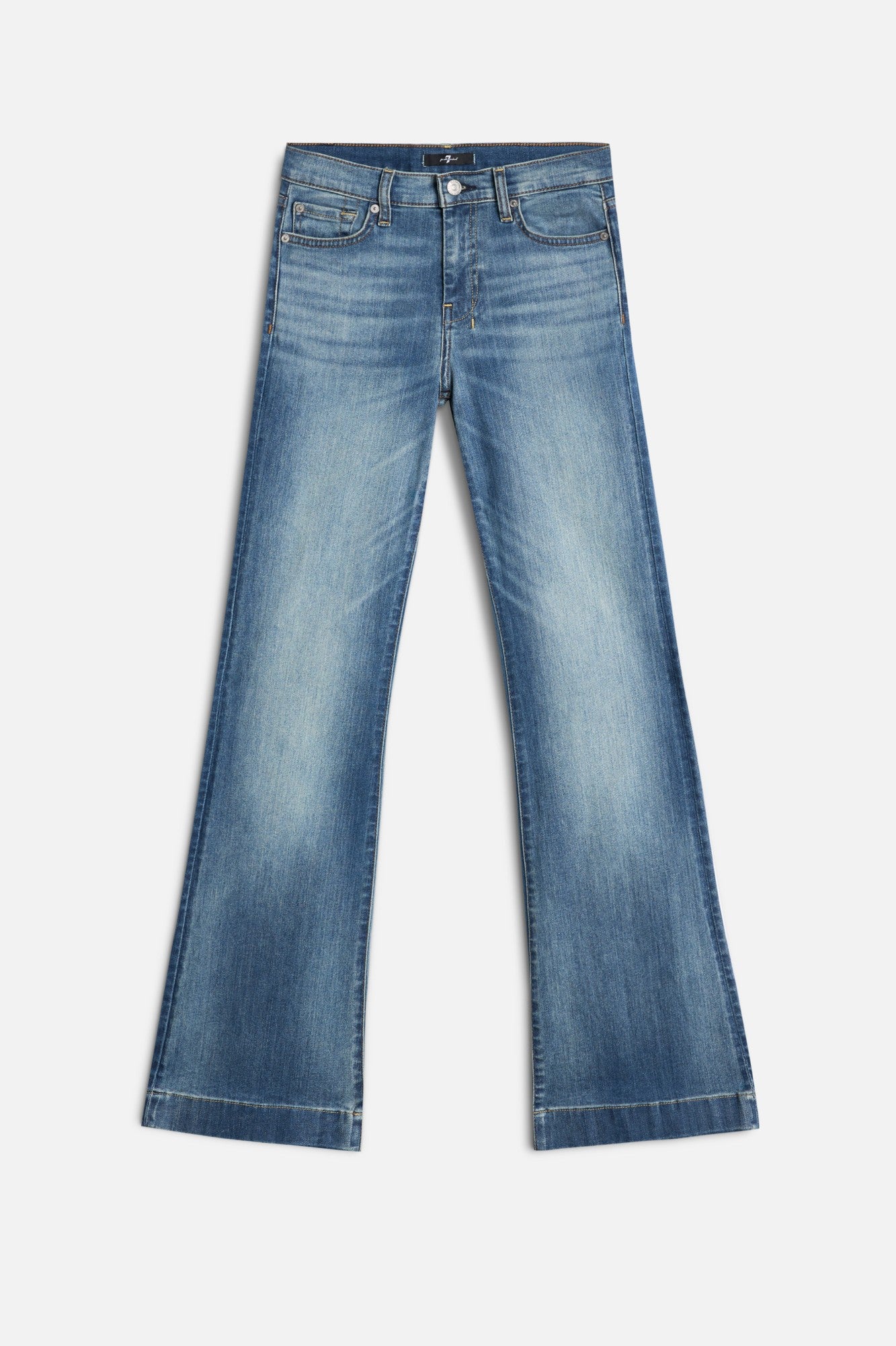 Dojo in Slim Illusion Distressed Authentic Light | 7 For All Mankind