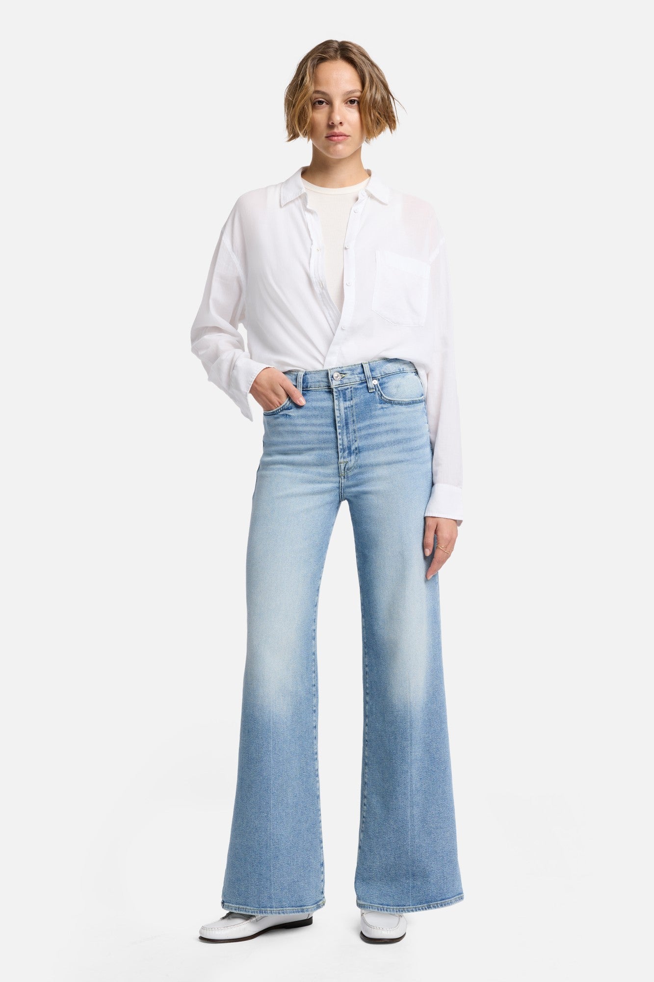 Luxe Vintage Ultra High Rise Jo in Must | 7 For All Mankind