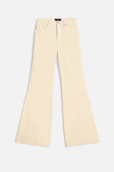Velvet Retro Flare in Natural